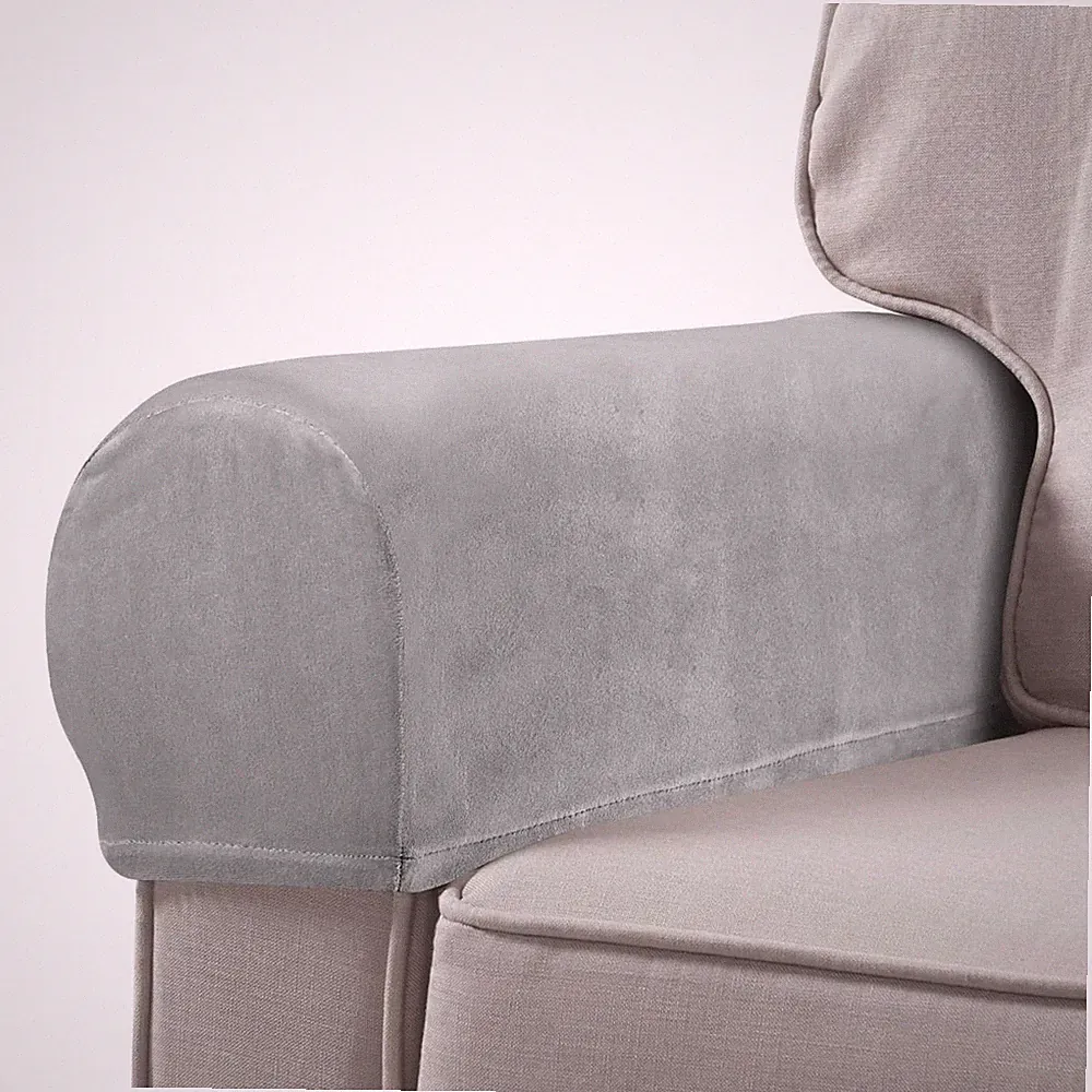 2 Pack Stretch Armrest Cover Couch Arm Covers for Sofa Recliner Slipcover