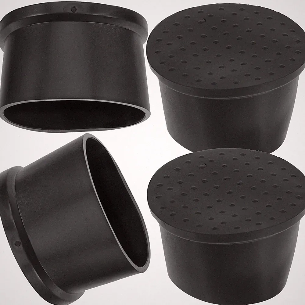 4 Pcs Furniture Leg Protectors Rubber Cups Caster for Chair Foot Pads
