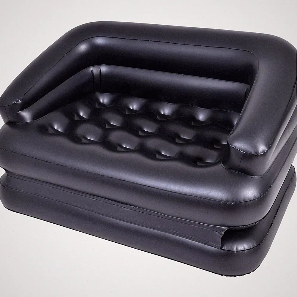5 in 1 INFLATABLE DOUBLE SOFA LOUNGER COUCH AIRBED MATTRES SOFABED