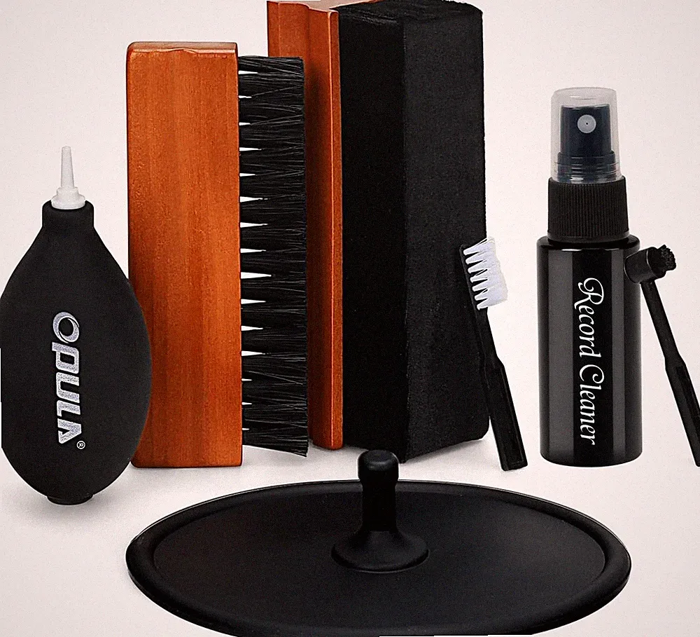 7-In-1 Vinyl Record Cleaning Kit Complete - Vinyl Record Cleaner Solution
