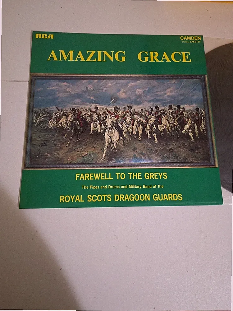AMAZING GRACE - vintage vinyl LP - Farewell to the Greys