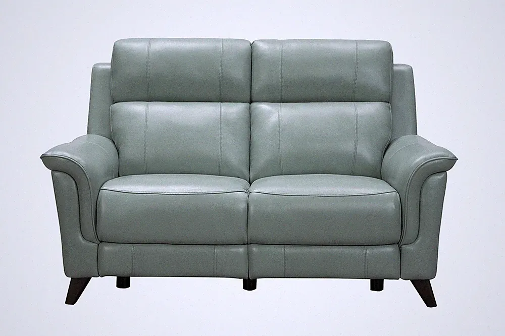 Barcalounger Kester Power Reclining Loveseat w/Power Head Rests in Lorenzo Mint