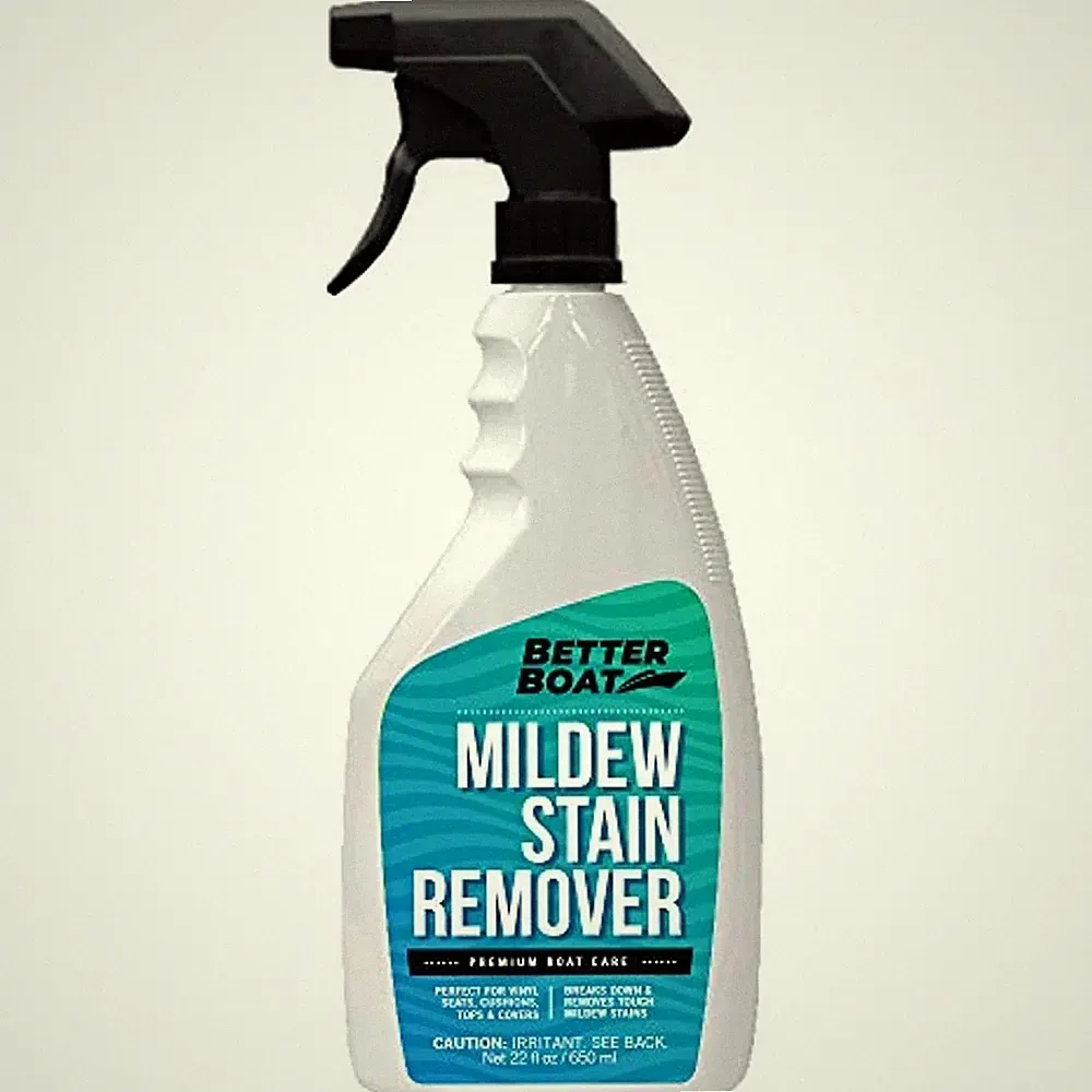 Better Boat Mildew Stain Remover Cleaner Seats Fabric Vinyl Mold Stain Removal