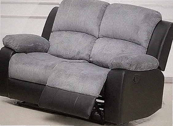 Bloom Collection Recliner LOVESEAT Living Room Couch Extra Comfort Gray
