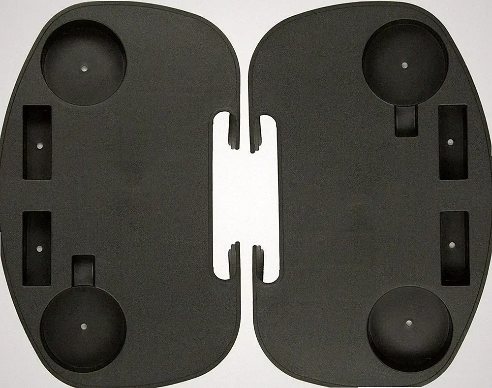 Clip On Tray w Cup Holders for A-Frame Gravity Recliner Outdoor Chairs - 2 Pack