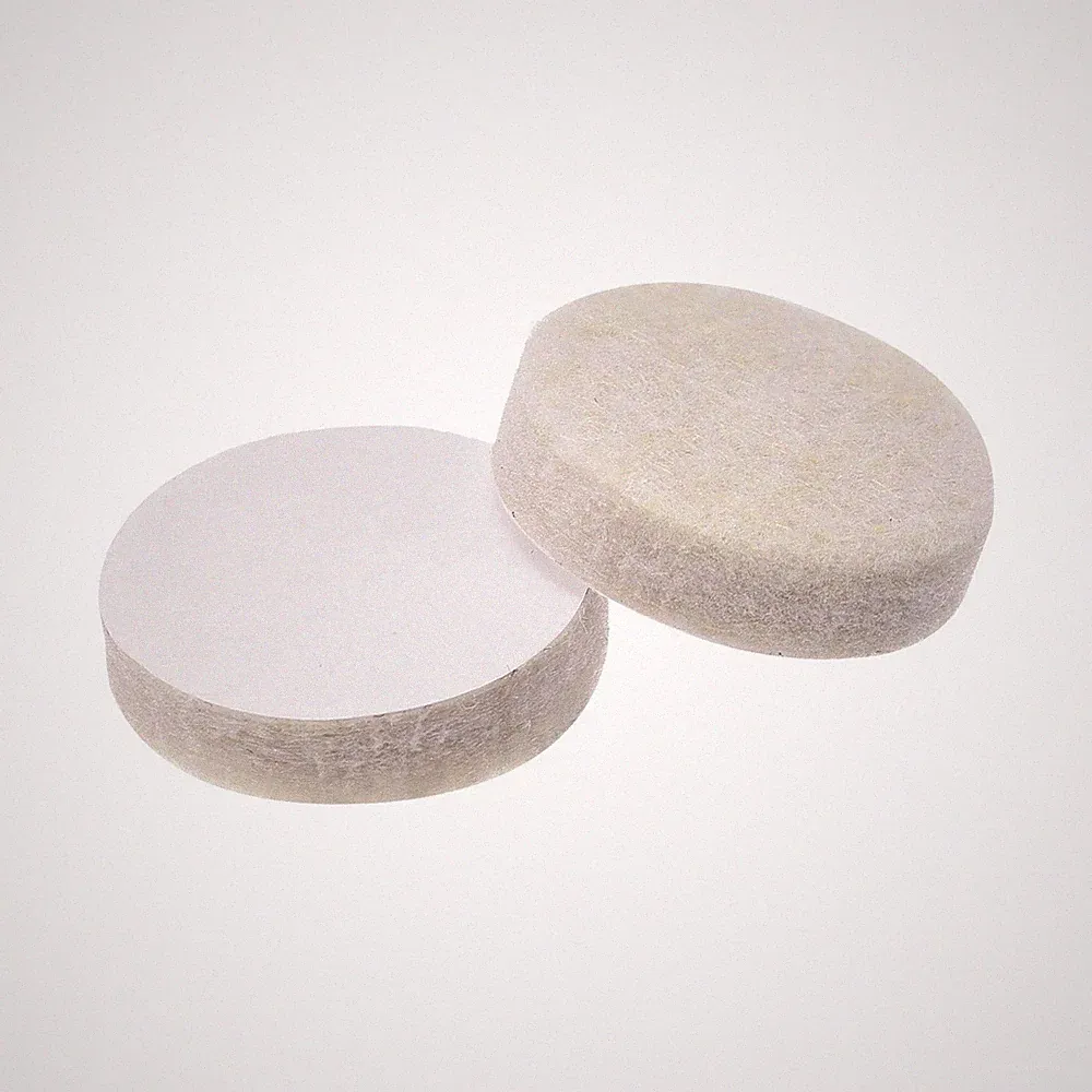 Felt Furniture Pads 15mm Dia Self-stick Anti-scratch Floor Protector 100 Pads