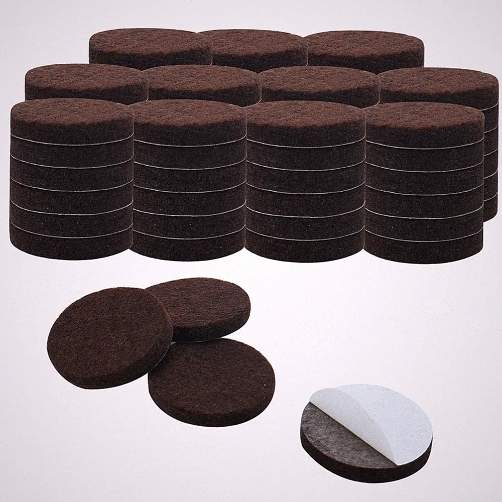Felt Furniture Pads Round 7/8" Self Adhesive Anti-scratch Floor Protector 70pcs