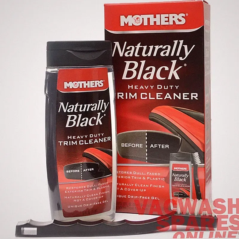 MOTHERS NATURALLY BLACK TRIM CLEANER AND RESTORER -BACK TO BLACK - VINYL PLASTIC