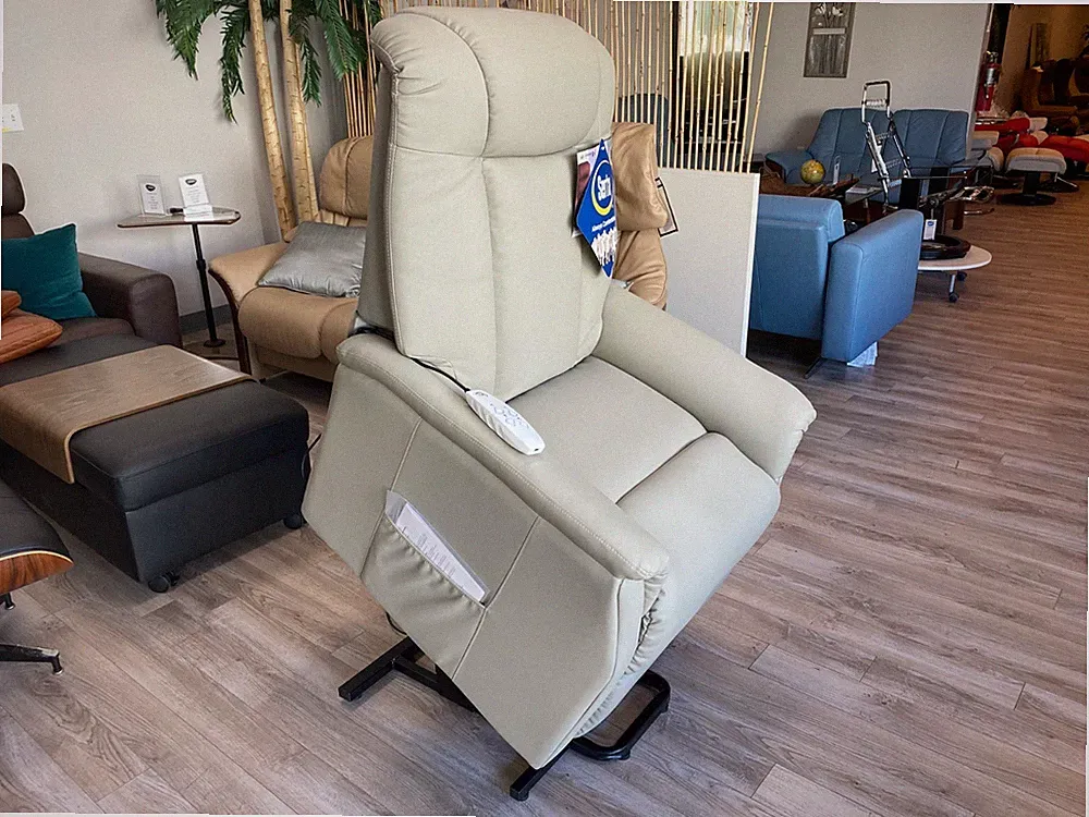 Serta Winston 592 Perfect Lay Flat Infinite Position Lift Chair Recliner - Putty